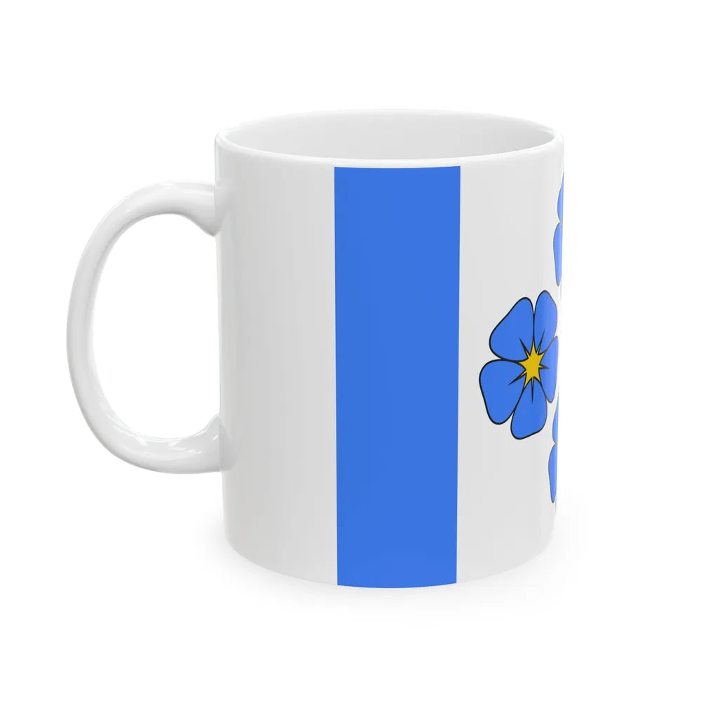 Mulgi valla lipp (Estonia) White Coffee Mug - Go Mug Yourself
