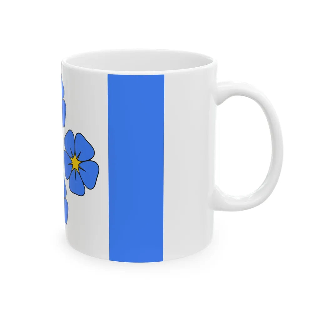 Mulgi valla lipp (Estonia) White Coffee Mug - Go Mug Yourself