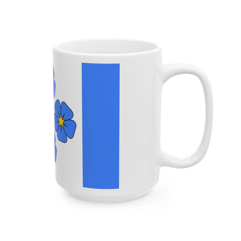 Mulgi valla lipp (Estonia) White Coffee Mug - Go Mug Yourself