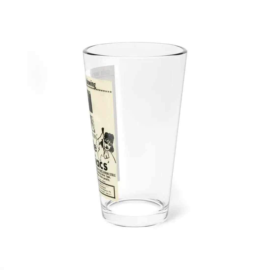 MULTIPLE MANIACS 1970 Movie Poster - Pint Glass 16oz - Go Mug Yourself