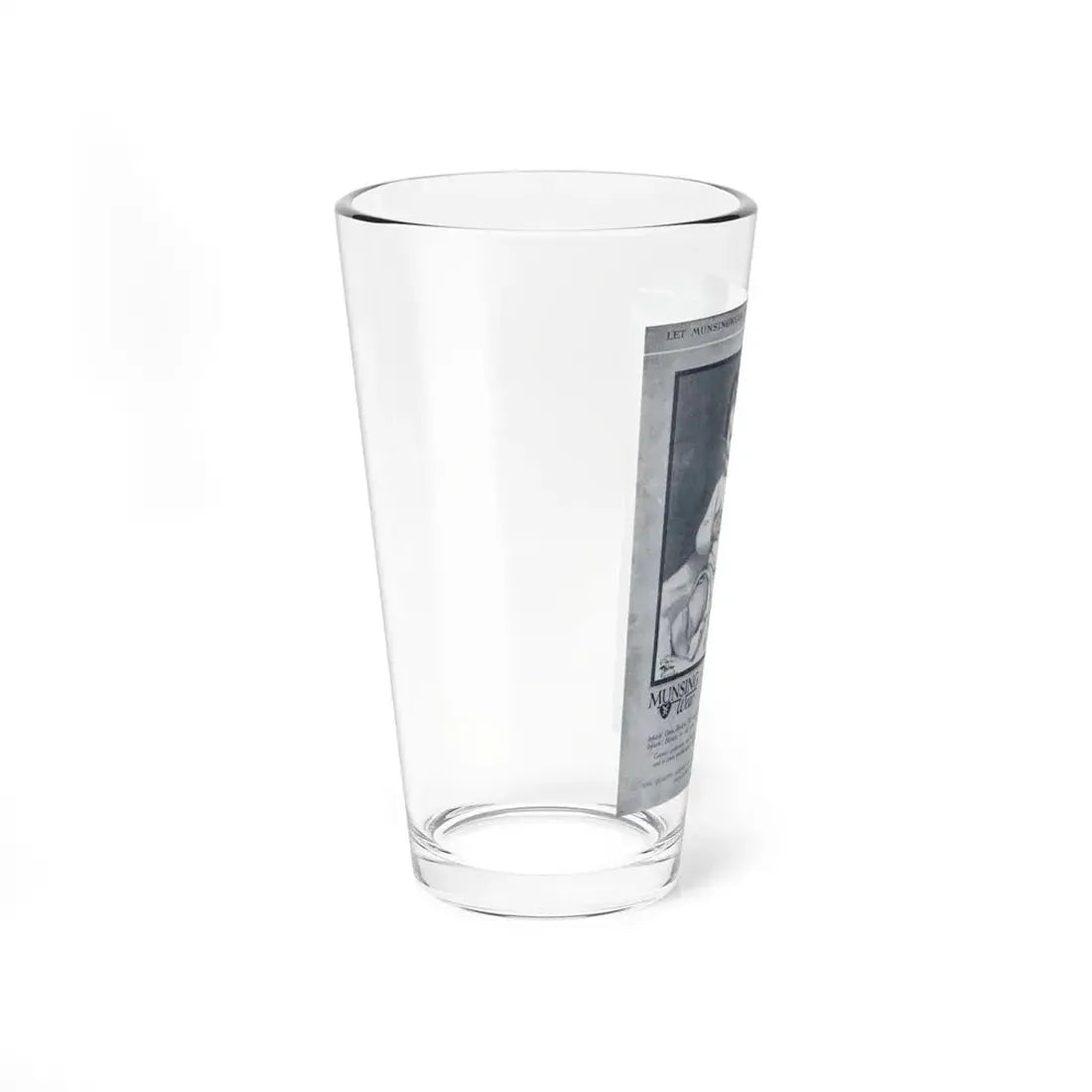 Munsing Wear ad, Womans Home Companion, November 1924 (Magazine Illustration) Pint Glass 16oz - Go Mug Yourself