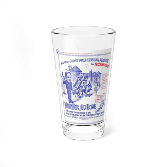 MUNSTER, GO HOME 1966 Movie Poster - Pint Glass 16oz 16oz - Go Mug Yourself