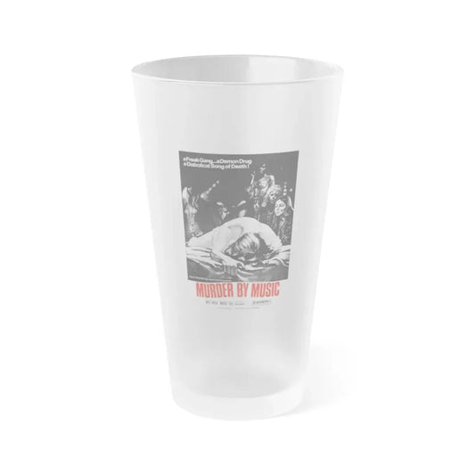 MURDER BY MUSIC (TRUMPETS OF THE APOCALYPSE) 1969 Movie Poster - Frosted Pint Glass 16oz Default Title - Go Mug Yourself