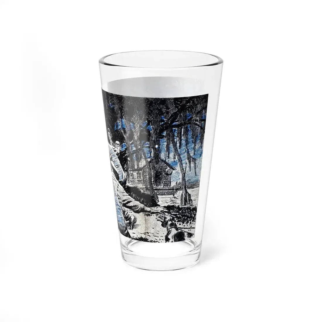 Murder by Night, Blue Book Magazine, February 1947 (Magazine Illustration) Pint Glass 16oz - Go Mug Yourself