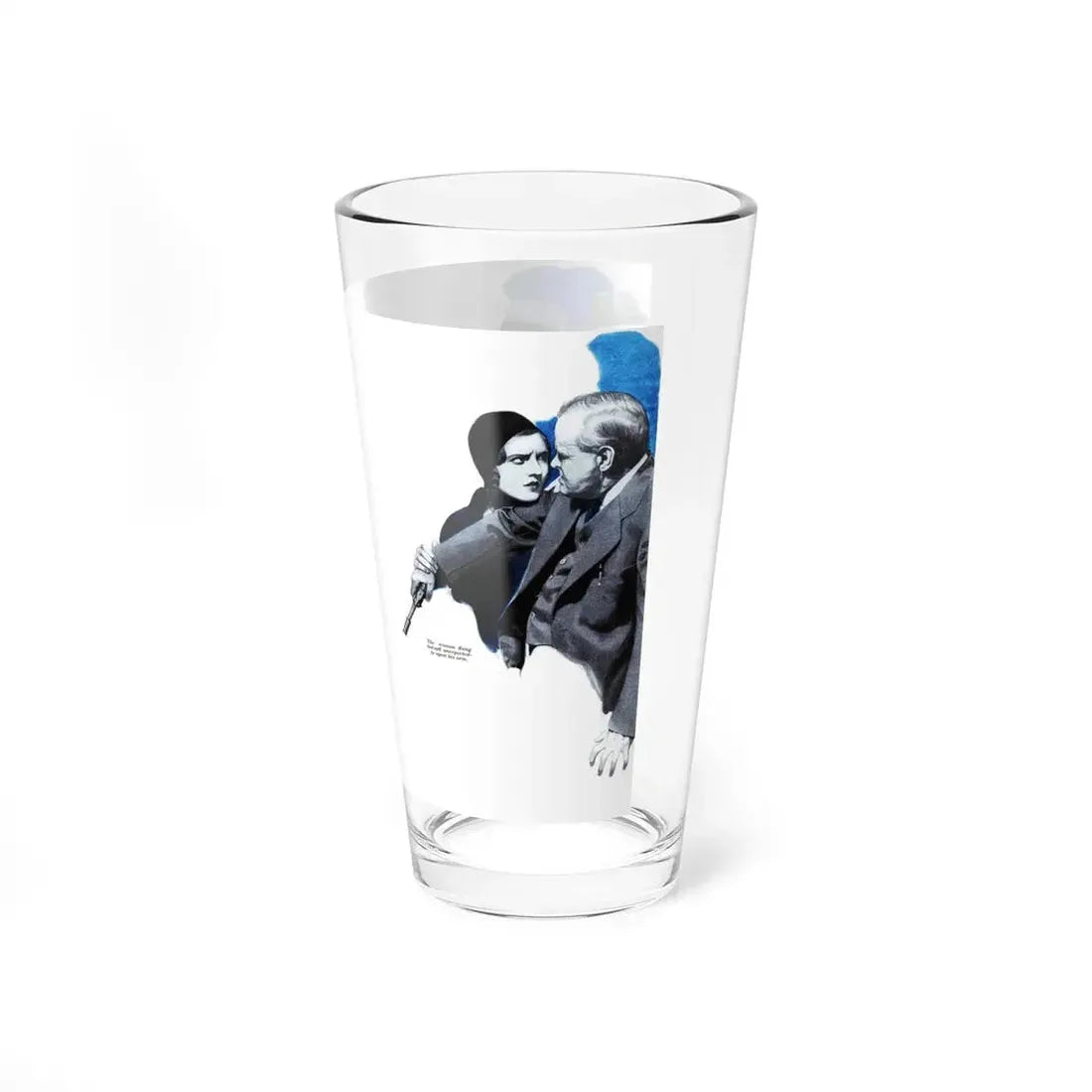 Murder in Room 700 (1), Redbook, February 1931 (Magazine Illustration) Pint Glass 16oz - Go Mug Yourself