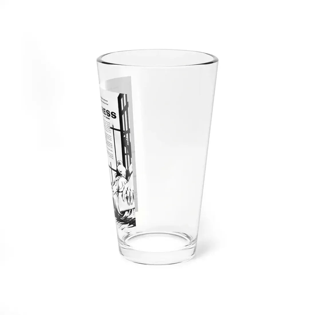 Murderess, Adam magazine, June 1959 (Magazine Illustration) Pint Glass 16oz - Go Mug Yourself