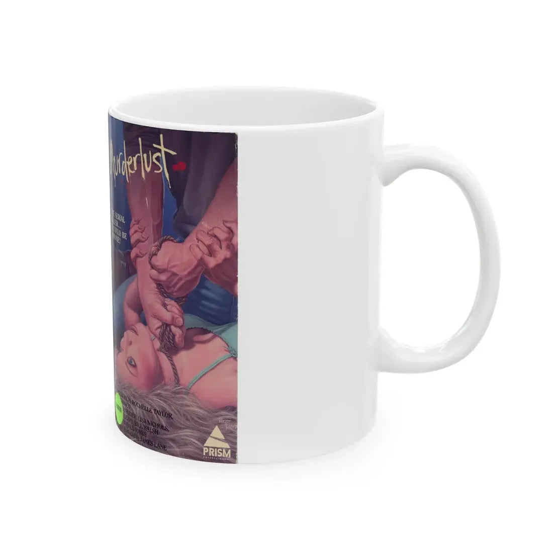 MURDERLUST (VHS COVER) - White Coffee Mug - Go Mug Yourself