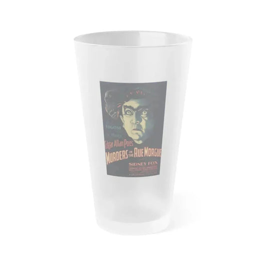 MURDERS IN THE RUE MORGUE (2) 1971 Movie Poster - Frosted Pint Glass 16oz 16oz Frosted - Go Mug Yourself
