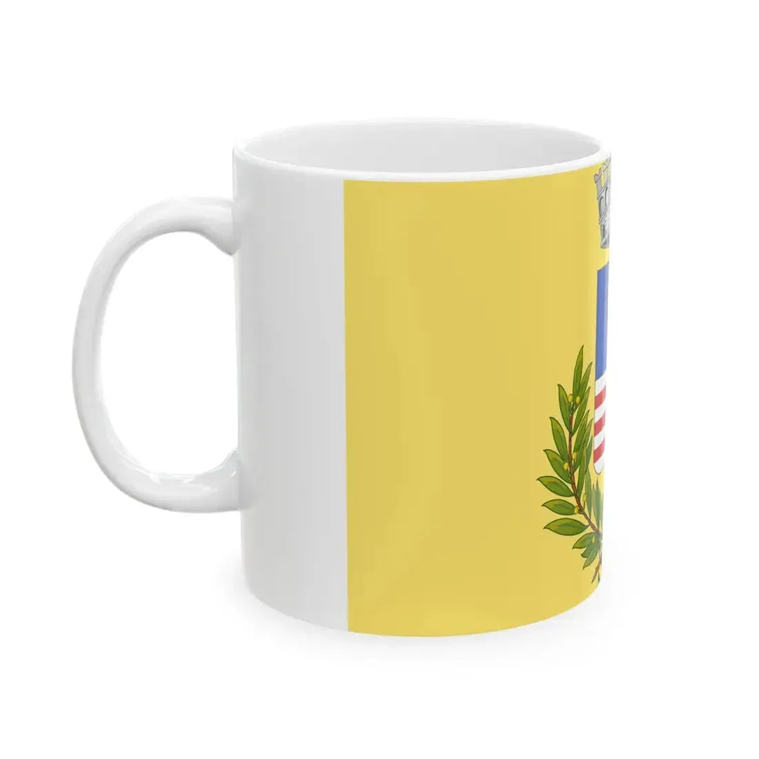 Murialdo-Bandiera (Italy) White Coffee Mug - Go Mug Yourself