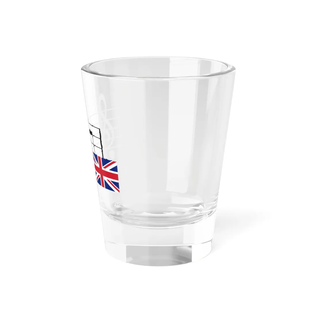 MusicalnotesUK (United Kingdom) Shot Glass 1.5oz - Go Mug Yourself