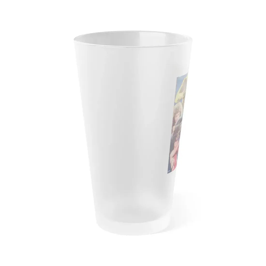 MUTANT WAR 1988 Movie Poster - Frosted Pint Glass 16oz - Go Mug Yourself