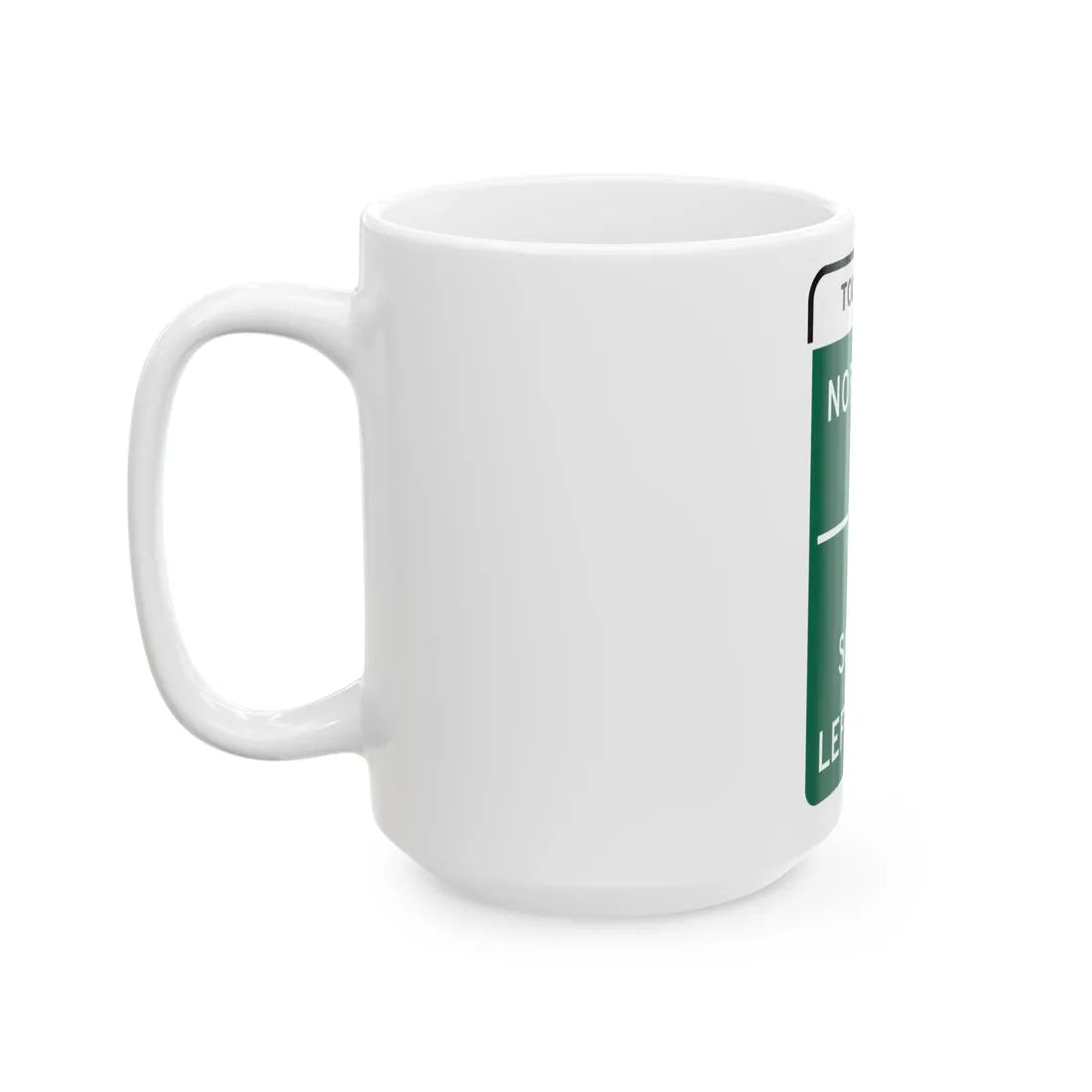 MUTCD-CA G77A Toll (California) (Road Sign) White Coffee Mug - Go Mug Yourself