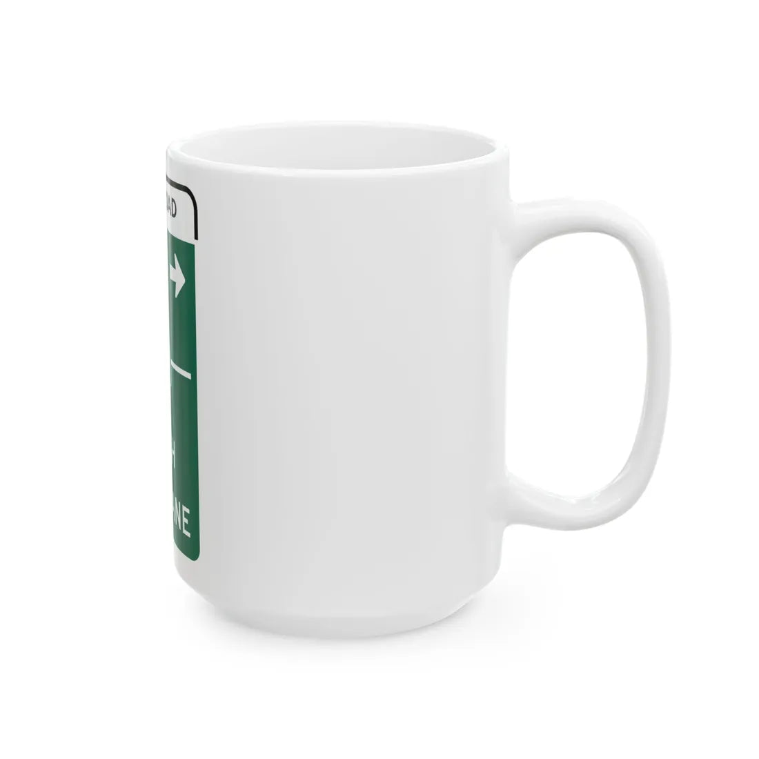 MUTCD-CA G77A Toll (California) (Road Sign) White Coffee Mug - Go Mug Yourself