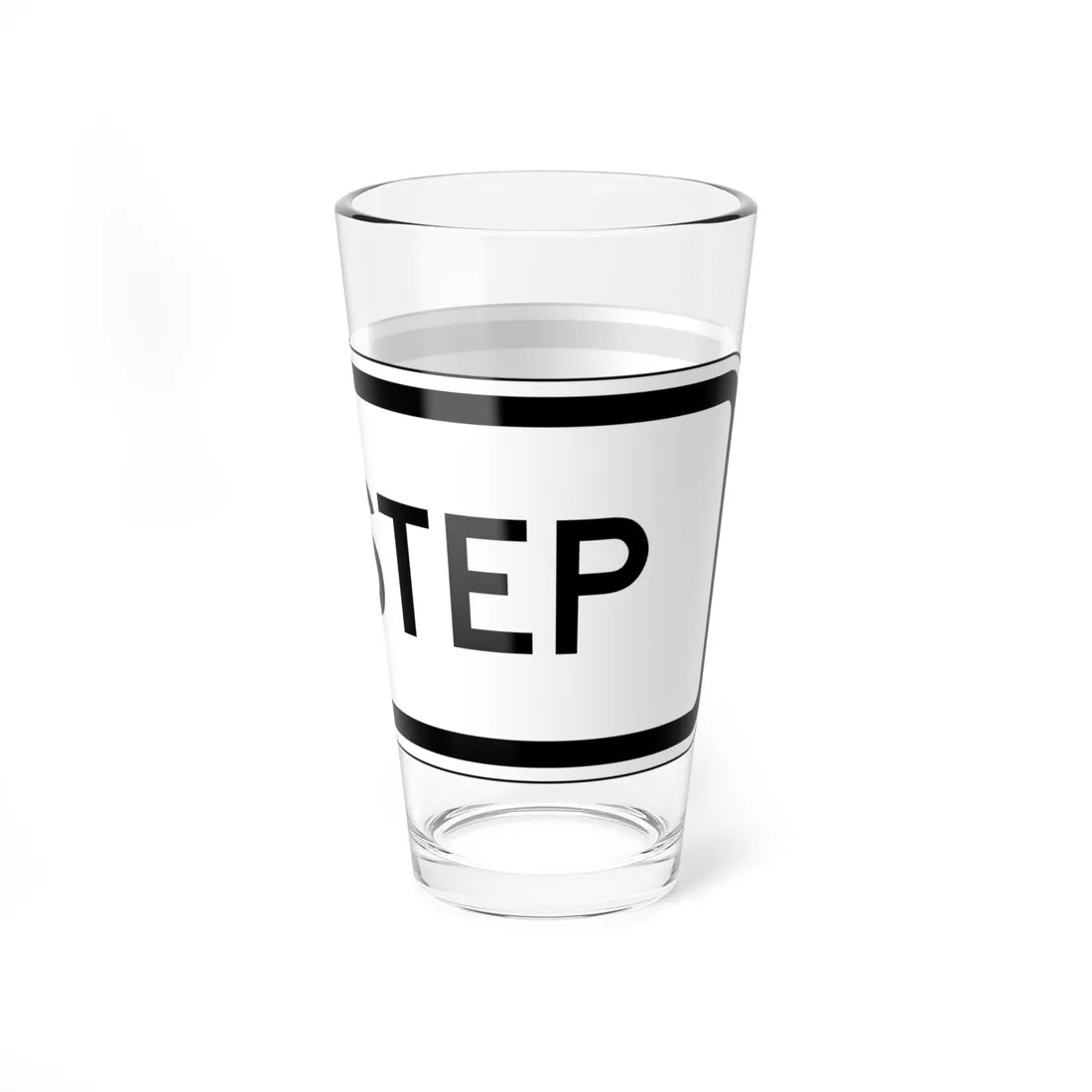 MUTCD-CA PREP-123 (California) (Road Sign) Pint Glass 16oz - Go Mug Yourself