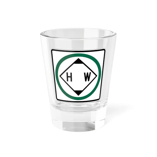 MUTCD-CA R103 (California) (Road Sign) Shot Glass 1.5oz 1.5oz - Go Mug Yourself