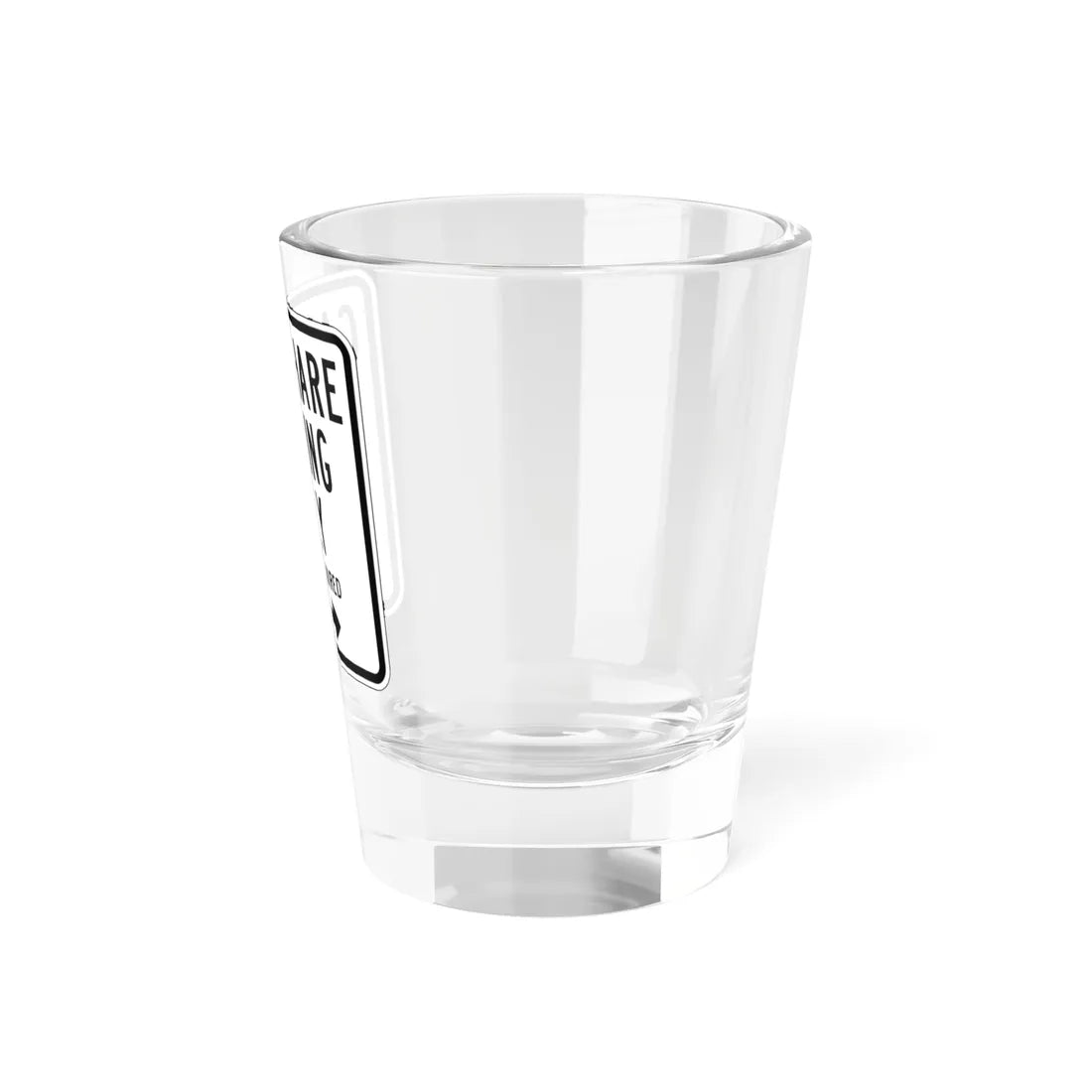 MUTCD-CA R25J (California) (Road Sign) Shot Glass 1.5oz - Go Mug Yourself