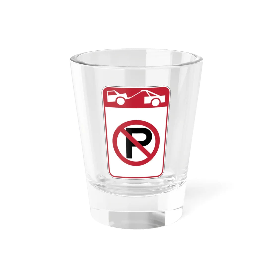 MUTCD-CA R26K (California) (Road Sign) Shot Glass 1.5oz 1.5oz - Go Mug Yourself