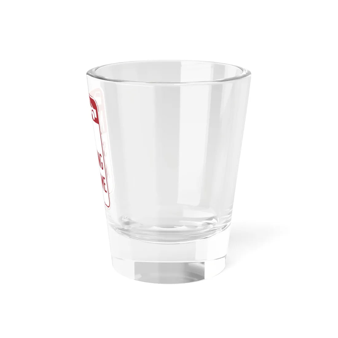 MUTCD-CA R26L (California) (Road Sign) Shot Glass 1.5oz - Go Mug Yourself