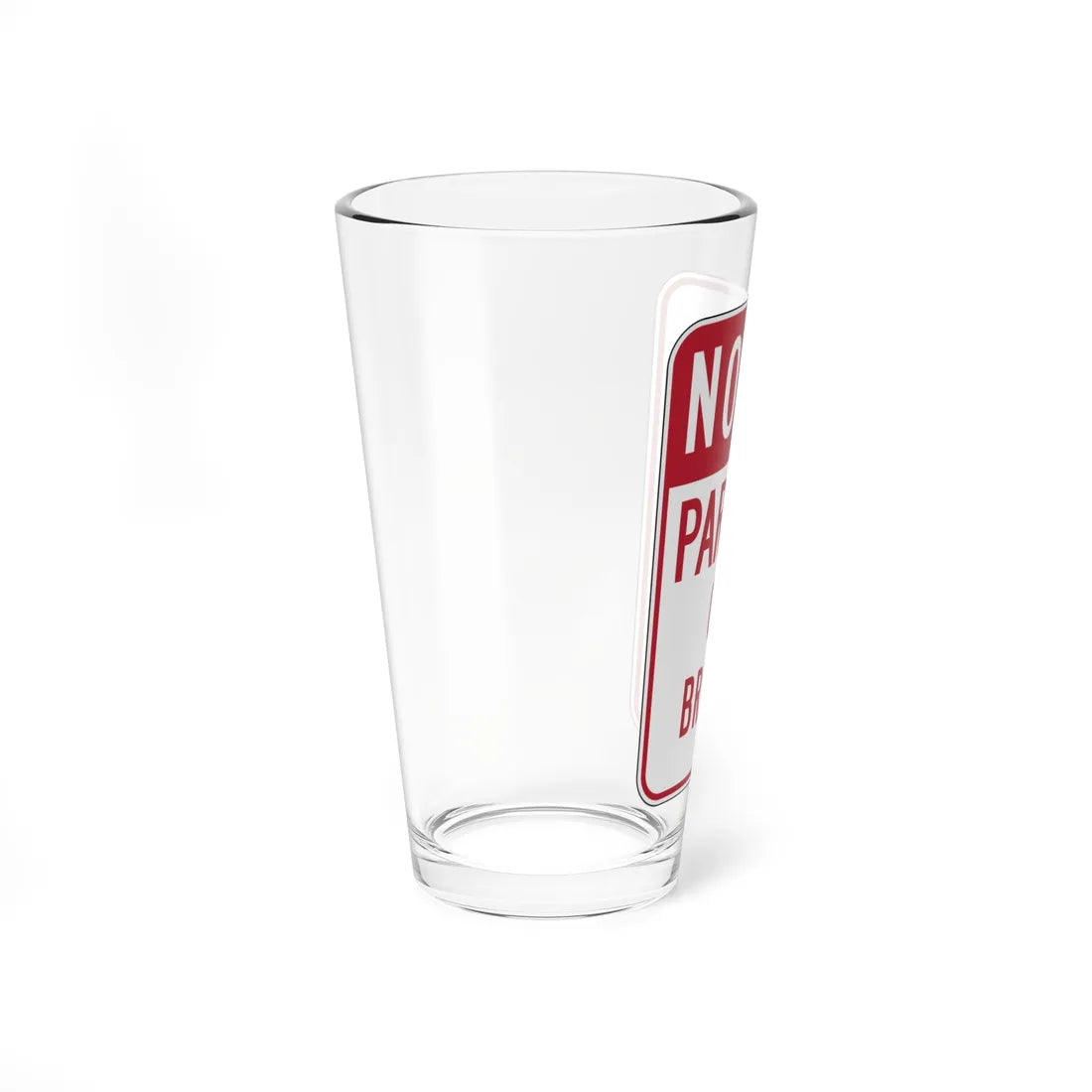 MUTCD-CA R27 (California) (Road Sign) Pint Glass 16oz - Go Mug Yourself