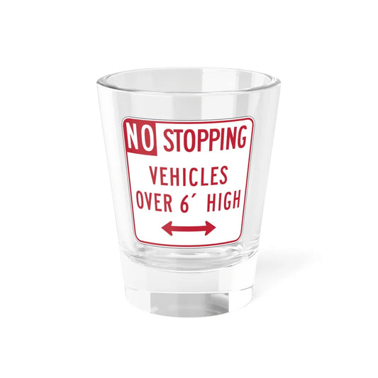 MUTCD-CA R28DS (California) (Road Sign) Shot Glass 1.5oz 1.5oz - Go Mug Yourself