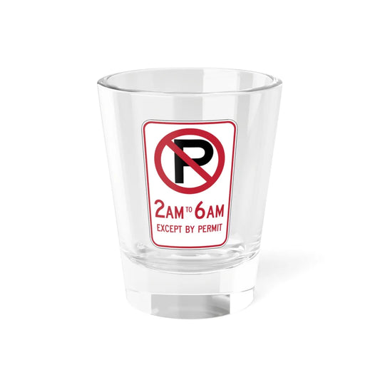 MUTCD-CA R30C (California) (Road Sign) Shot Glass 1.5oz 1.5oz - Go Mug Yourself