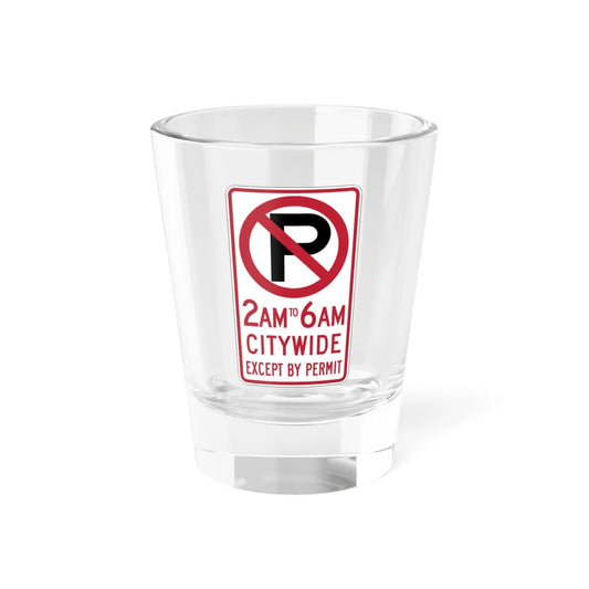 MUTCD-CA R30D (California) (Road Sign) Shot Glass 1.5oz 1.5oz - Go Mug Yourself