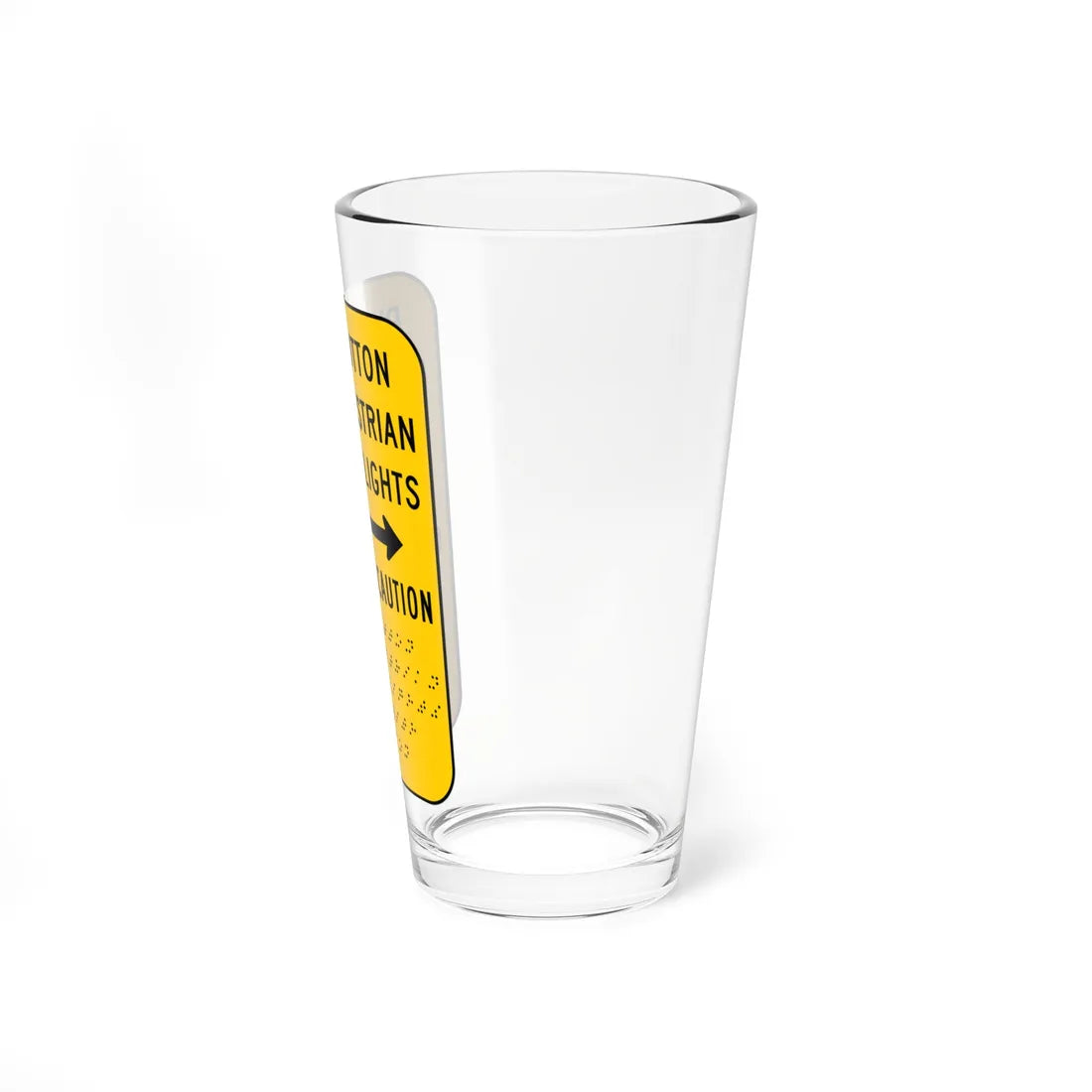 MUTCD-CA R62E (California) (Road Sign) Pint Glass 16oz - Go Mug Yourself
