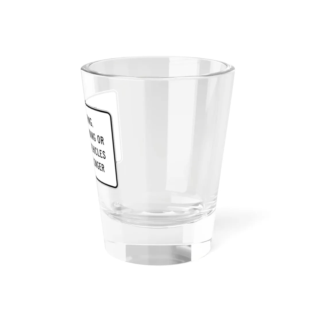 MUTCD-CA S22 (California) (Road Sign) Shot Glass 1.5oz - Go Mug Yourself
