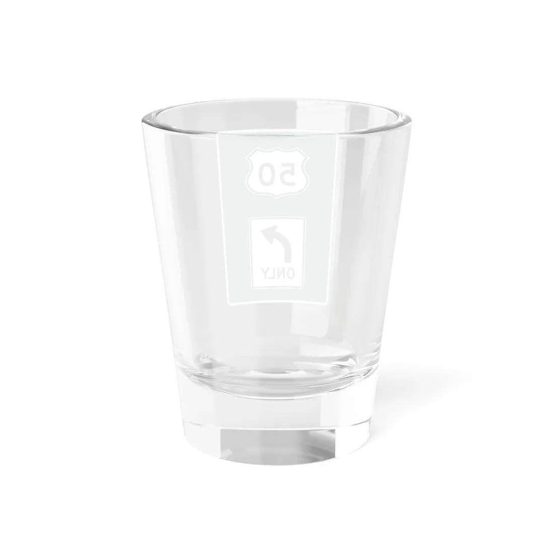 MUTCD D15-1 California style route shield (California) (Road Sign) Shot Glass 1.5oz - Go Mug Yourself