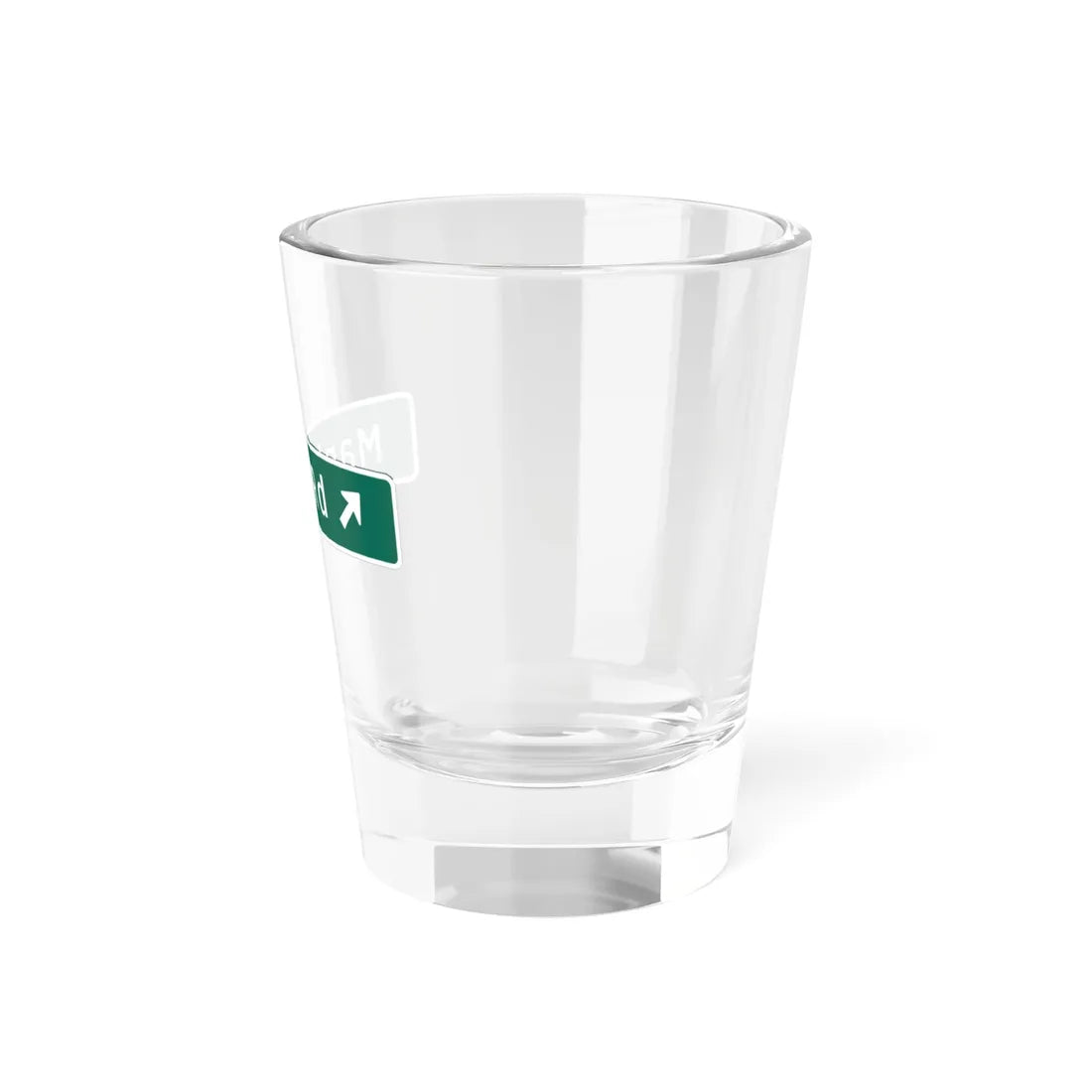 MUTCD-MI D1-1b (Michigan) (Road Sign) Shot Glass 1.5oz - Go Mug Yourself