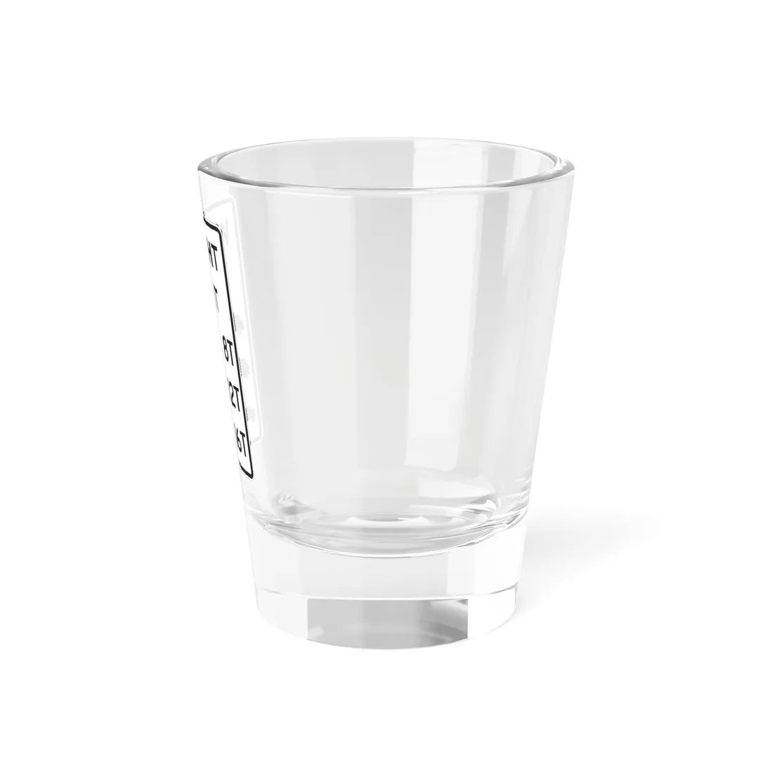 MUTCD-MI R12-5 (Michigan) (Road Sign) Shot Glass 1.5oz - Go Mug Yourself