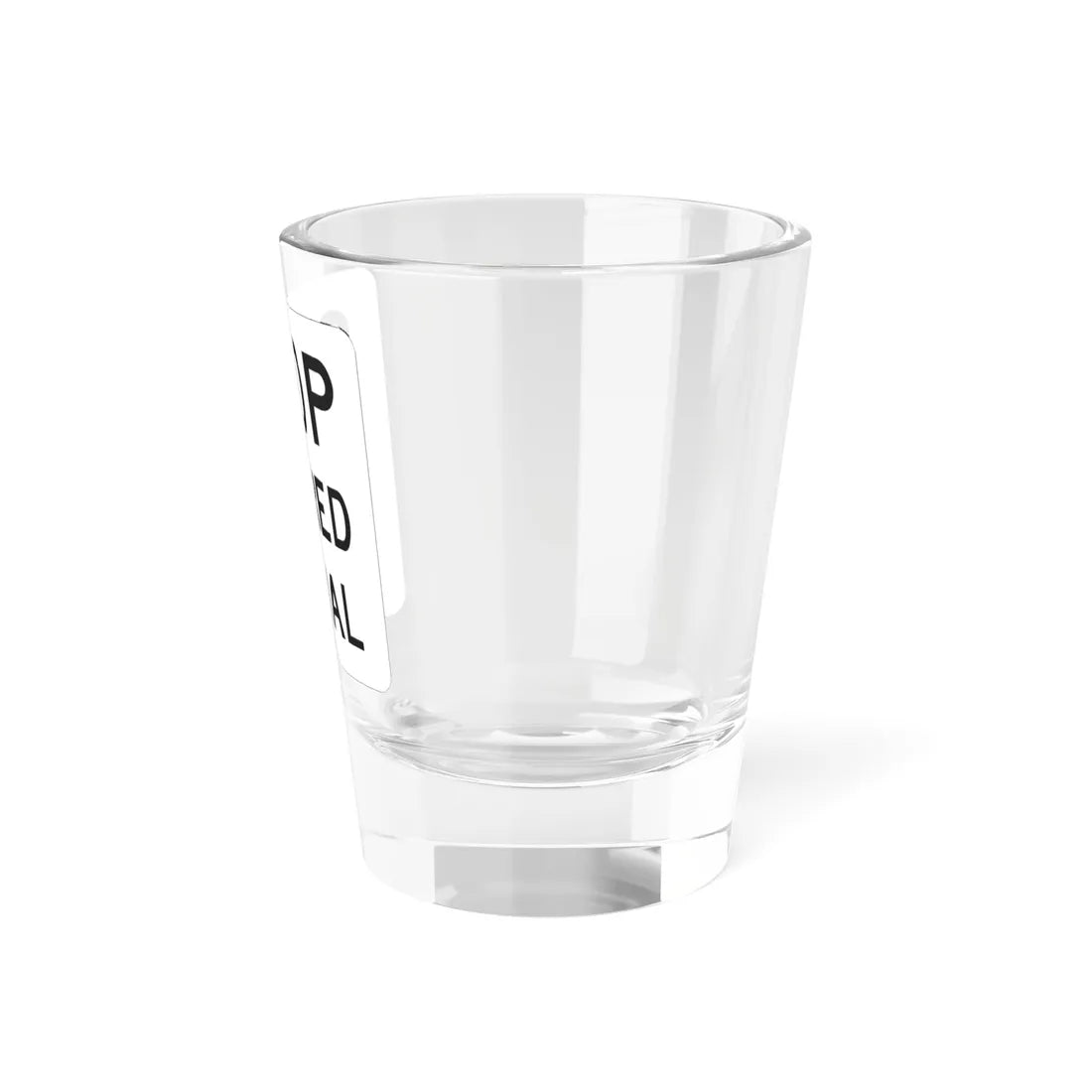 MUTCD-MI R15-5 (Michigan) (Road Sign) Shot Glass 1.5oz - Go Mug Yourself