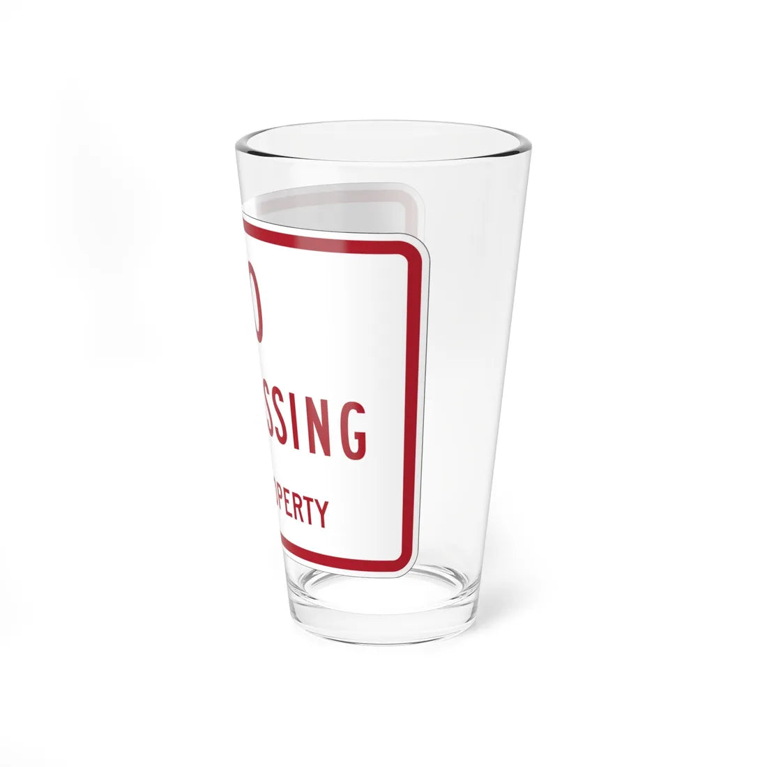 MUTCD-MI R5-15 (Michigan) (Road Sign) Pint Glass 16oz - Go Mug Yourself