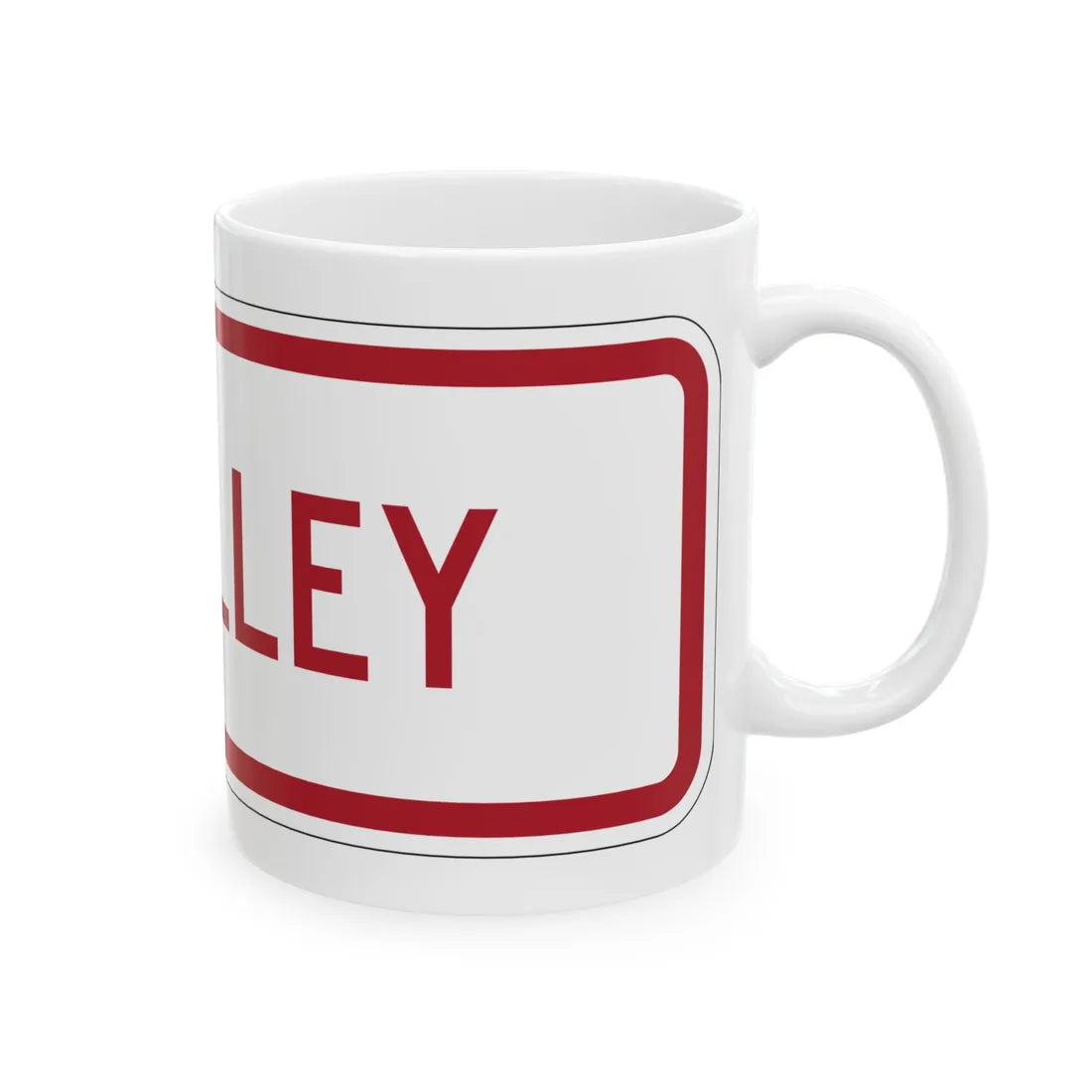 MUTCD-MI R8-3nP (Michigan) (Road Sign) White Coffee Mug - Go Mug Yourself