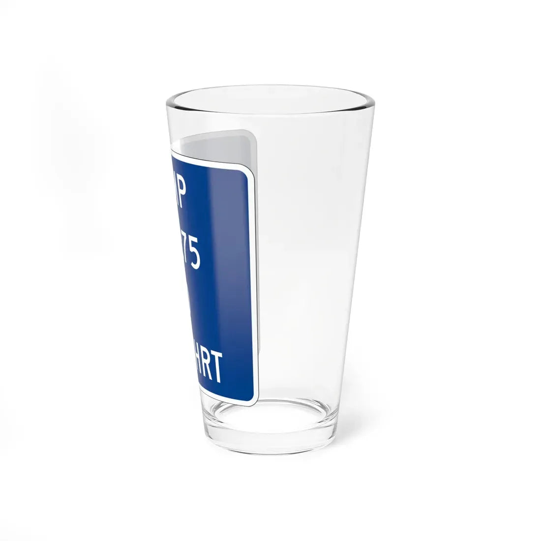MUTCD-OH D10-H5a (Ohio) (Road Sign) Pint Glass 16oz - Go Mug Yourself