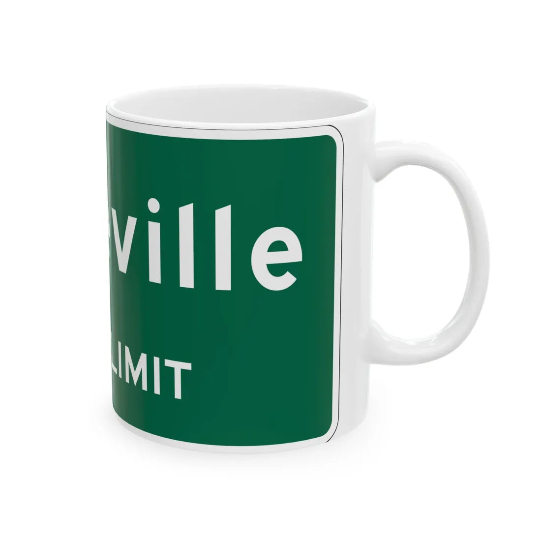 MUTCD-OH I-H2a (Ohio) (Road Sign) White Coffee Mug - Go Mug Yourself