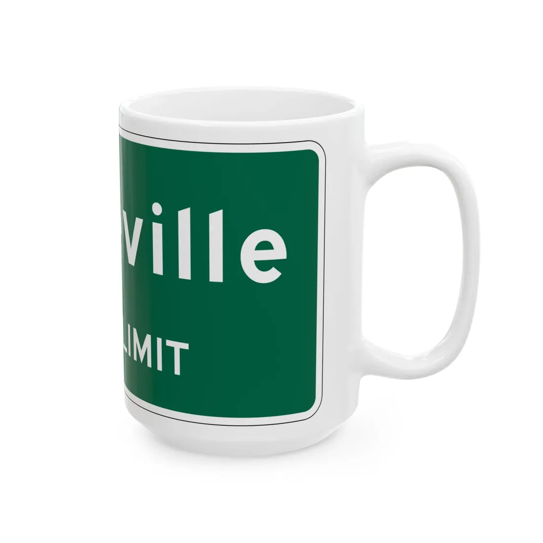 MUTCD-OH I-H2a (Ohio) (Road Sign) White Coffee Mug - Go Mug Yourself
