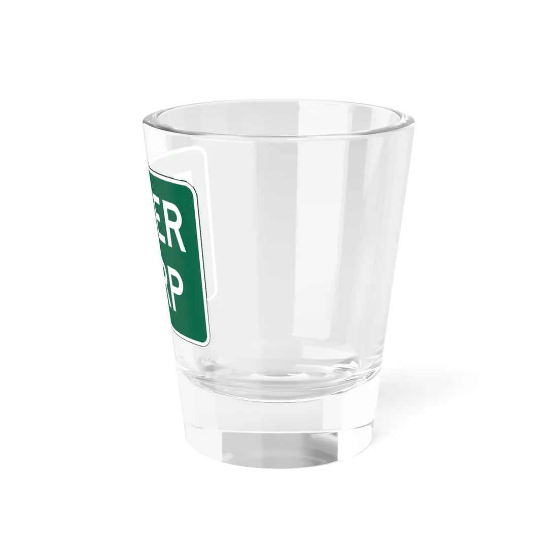 MUTCD-OH I-H2b (Ohio) (Road Sign) Shot Glass 1.5oz - Go Mug Yourself
