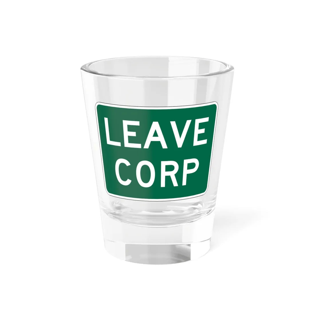 MUTCD-OH I-H2c (Ohio) (Road Sign) Shot Glass 1.5oz 1.5oz - Go Mug Yourself