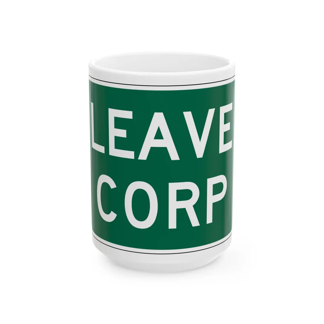 MUTCD-OH I-H2c (Ohio) (Road Sign) White Coffee Mug 15oz - Go Mug Yourself