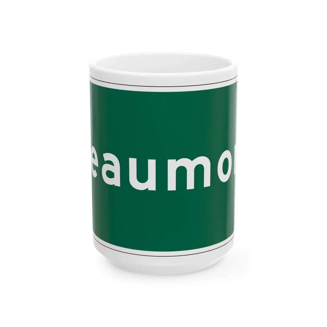 MUTCD-OH I-H2d (Ohio) (Road Sign) White Coffee Mug 15oz - Go Mug Yourself