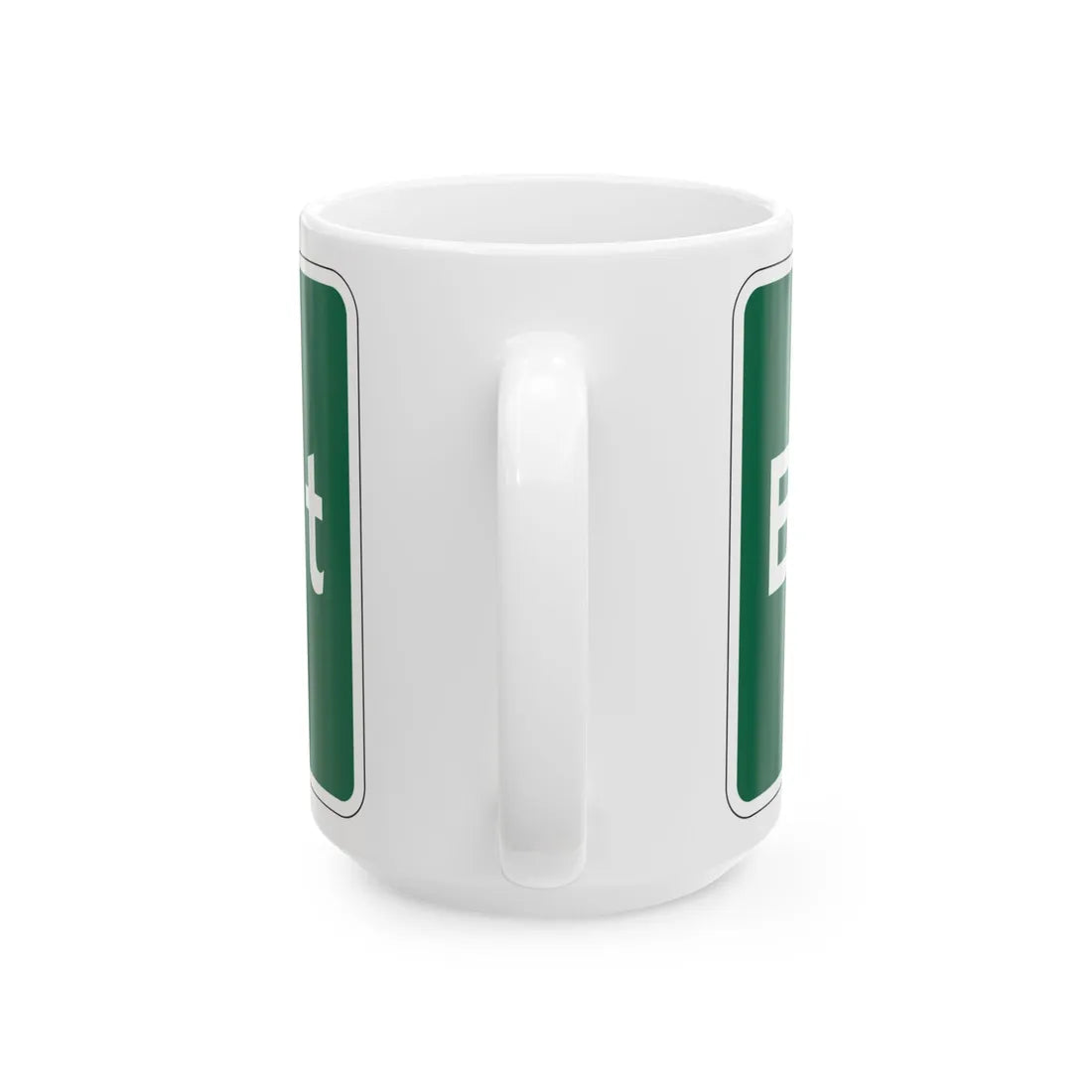 MUTCD-OH I-H2d (Ohio) (Road Sign) White Coffee Mug - Go Mug Yourself