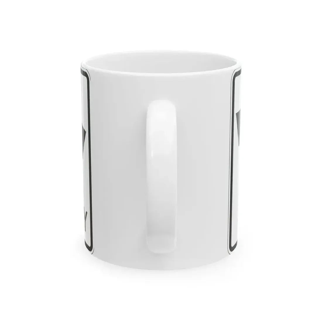 MUTCD-OH R3-H8cff (Ohio) (Road Sign) White Coffee Mug - Go Mug Yourself