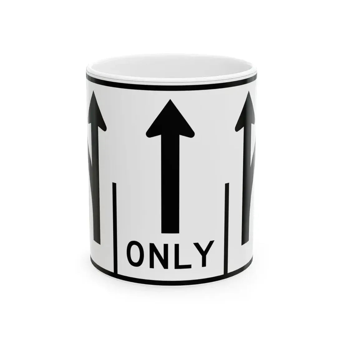 MUTCD-OH R3-H8cgg (Ohio) (Road Sign) White Coffee Mug 11oz - Go Mug Yourself