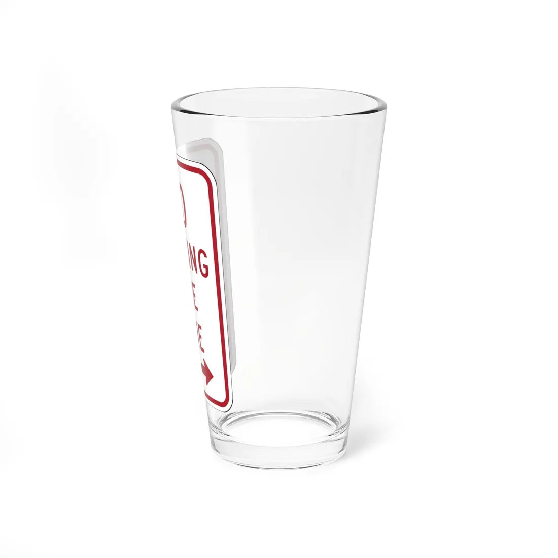 MUTCD-OH R7-H10 (Ohio) (Road Sign) Pint Glss 16oz - Go Mug Yourself