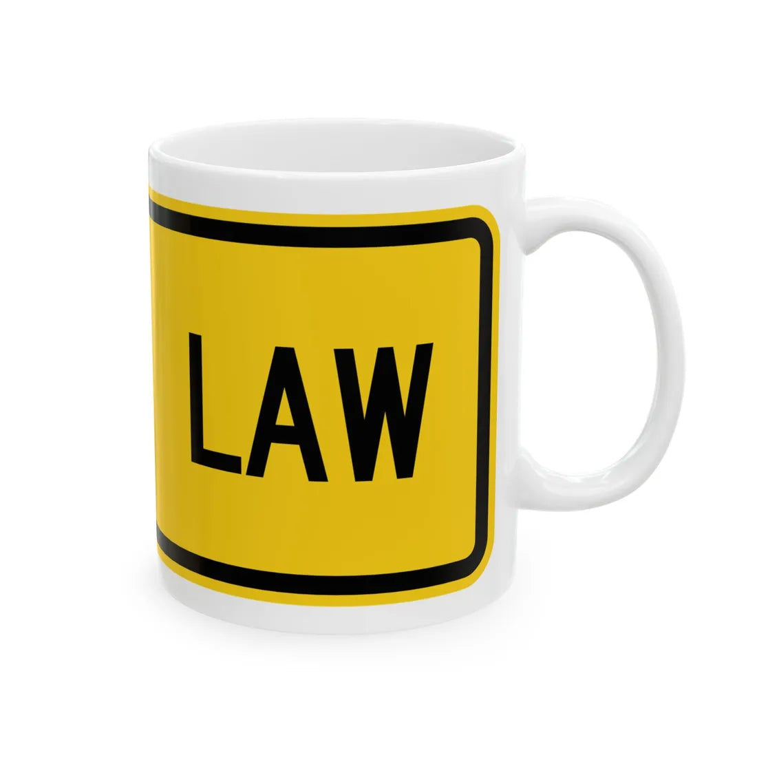 MUTCD-OH W16-H19P (Ohio) (Road Sign) White Coffee Mug - Go Mug Yourself