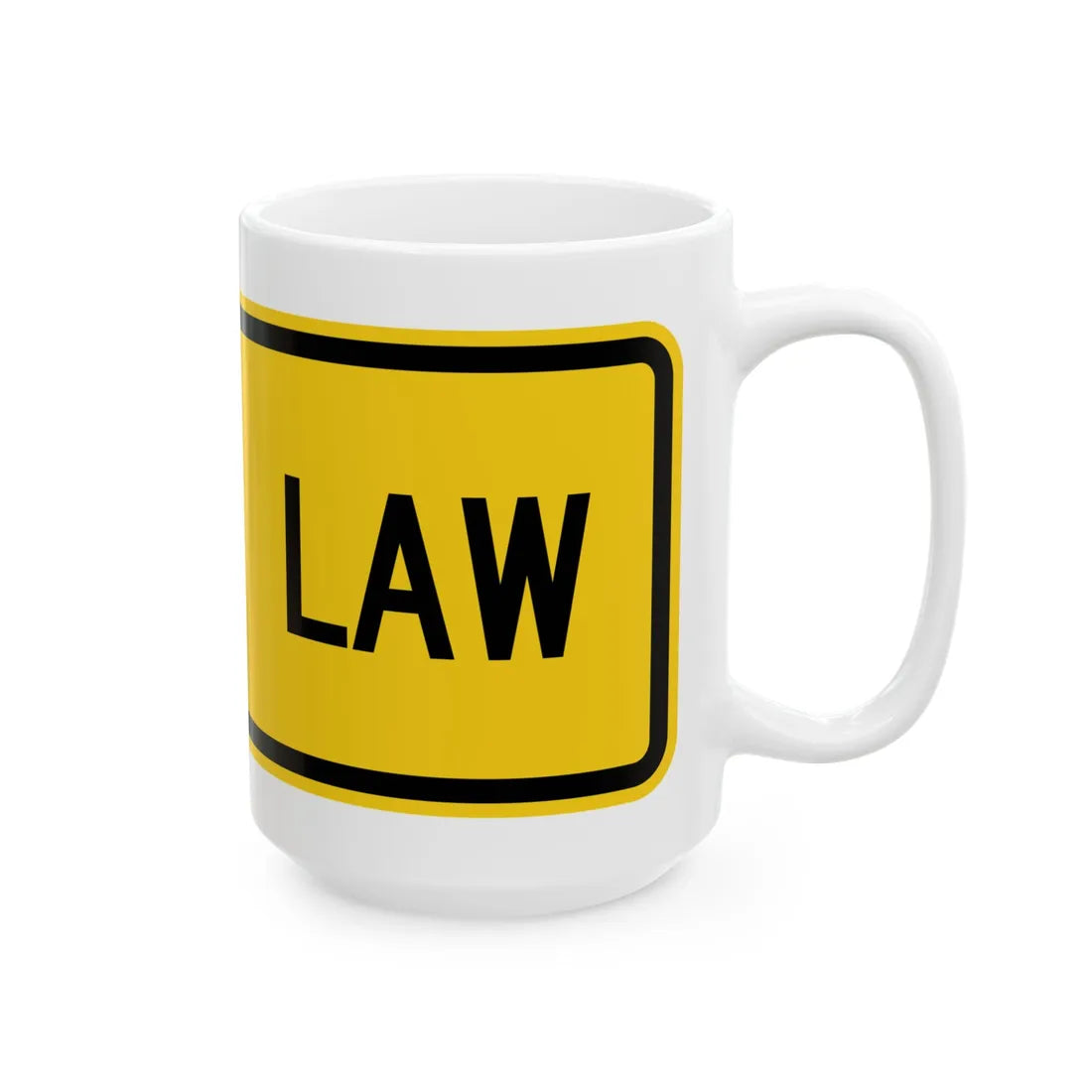MUTCD-OH W16-H19P (Ohio) (Road Sign) White Coffee Mug - Go Mug Yourself