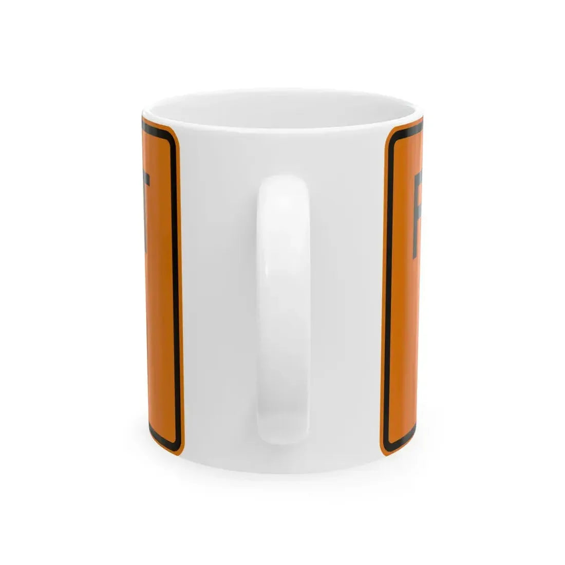 MUTCD-OH W27-H3 (Ohio) (Road Sign) White Coffee Mug - Go Mug Yourself