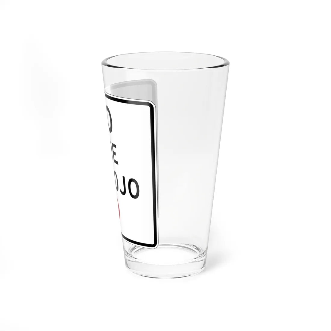 MUTCD-PR R10-11 (Puerto Rico) (Road Sign) Pint Glass 16oz - Go Mug Yourself