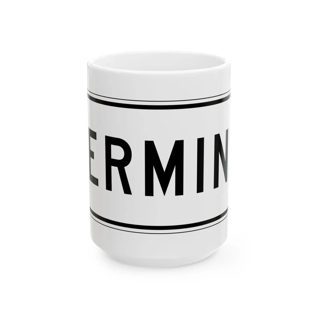 MUTCD-PR R3-17b (Puerto Rico) (Road Sign) White Coffee Mug 15oz - Go Mug Yourself